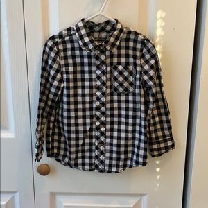 Button down long sleeve shirt. Okie dokie. 3T